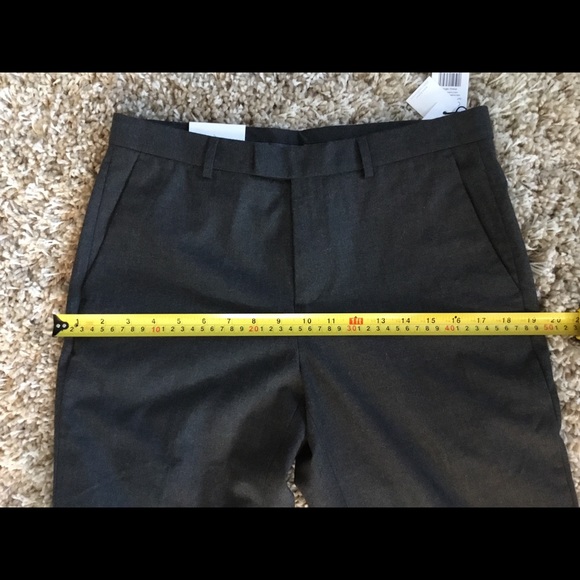 CALVIN KLEIN charcoal grey dress pants. NWT! - Picture 6 of 10